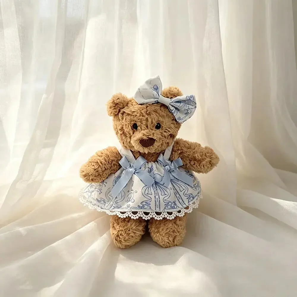 Blue & White Ocean Dress for Bartholomew Bear Plush – Variant 1 [JC-YUM-43]